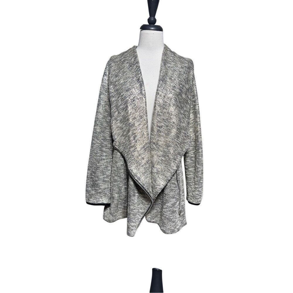 Stella & Dot Rebel Metallic Blazer Moto Jacket Size XXL